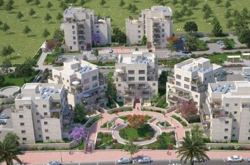 הדמיית פרויקט דונה באגמים באשקלון הדמיית פרויקט דונה באגמים באשקלון