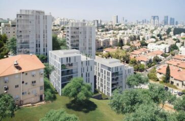 פינוי בינוי  המרי ניצנה בגבעתיים של חברת דוניץ קרדיט הדמייה דני קייזר אדריכלים