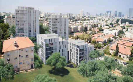 פינוי בינוי המרי ניצנה בגבעתיים של חברת דוניץ קרדיט הדמייה דני קייזר אדריכלים